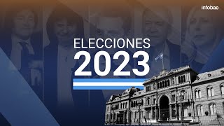 Elecciones 2023 en Infobae [upl. by Auqenehs]