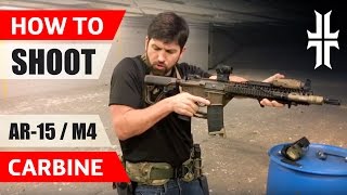 How to Shoot an AR15  M4 Carbine [upl. by Debbee]