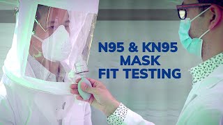 N95 and KN95 Mask Fit Testing with OSHA Protocol [upl. by Dej195]