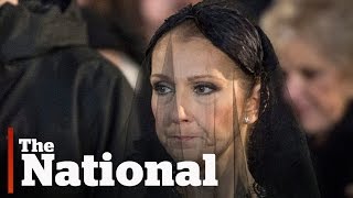 Celine Dion Mourns at René Angélils Funeral [upl. by Aidnyl]