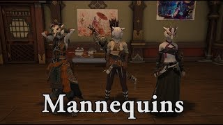 FFXIV Mannequins  How They Work [upl. by Sallee]