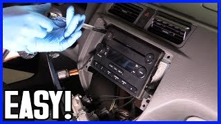 How to Install a Radio Head Unit Ford Focus 20002008 [upl. by Columbyne]