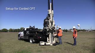 Geoprobe® 3100GT Geotechnical Drill Rig  Cone Penetration Testing CPT [upl. by Milt]