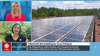 LacMégantic  premier microréseau électrique [upl. by Eisac]