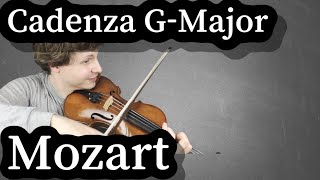 CADENZAMOZART Violin Concerto No3 in G Major K216 [upl. by Bollinger]