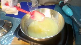 How To Make Skin Lightening Kojic Acid Soap With Lemon🍋 [upl. by Ahsiret901]