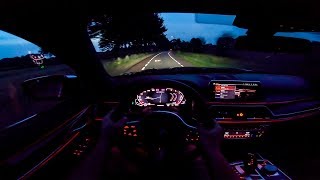 BMW M760Li 2020 V12 NIGHT DRIVE POV Ambient Lighting by AutoTopNL [upl. by Cirdes342]