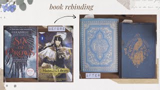 paperback to antique hardcover  book rebinding [upl. by Dahraf]