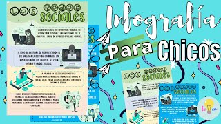 Cómo hacer INFOGRAFÍAS en Word💻 [upl. by Htebazle458]