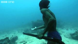 ‪Superhuman Filipino diver from the Badjao tribe BBC [upl. by Assiroc]