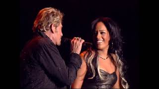 Johnny Hallyday  Allumer le feu  amp Amel Bent  Bercy Paris [upl. by Ilatfen]