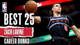 Zach Lavines BEST 25 Dunks  NBA Career Highlights [upl. by Rhoads]