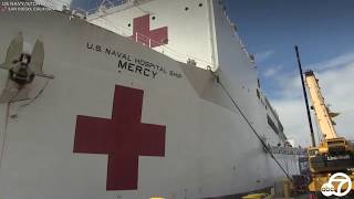 Take a look inside the 1000bed US Navy Ship Mercy [upl. by Aisatana]