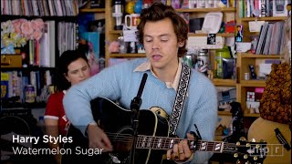 Harry Styles  Watermelon Sugar Acoustic Live NPR Music [upl. by Clementia]