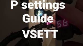 VSETT P settings guide VSETT 891011 [upl. by Annoyk]