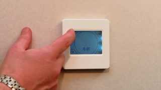 How to program underfloor heating thermostat [upl. by Hannahsohs382]