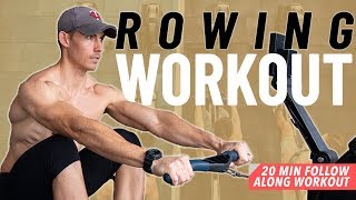 The PERFECT BEGINNER Rowing Workout [upl. by Carnay]