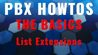 THE BASICS  List Extension  Avaya PBX 52 [upl. by Stirling]