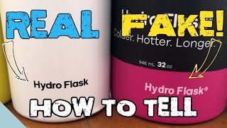 How To Tell A Fake Hydro Flask From a Real One [upl. by Bucky451]