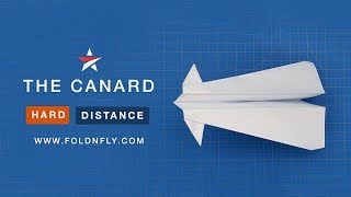 ✈ Paper Airplane Designed to Fly for a Long Time  The Canard  Fold N Fly [upl. by Chuah]