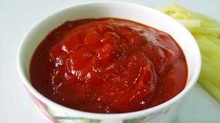 Homemade Ketchup recipe  Tomato ketchup recipe [upl. by Ahsratan]