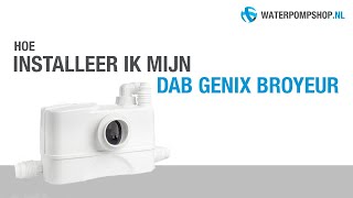 DAB Genix Broyeur Hoe te installeren [upl. by Kordula]