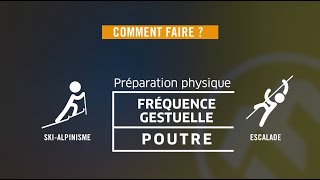 Préparation physique  Fréquence gestuelle  Poutre [upl. by Tormoria]