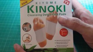 Kiyome Kinoki Cleansing Detox Foot Pads Review [upl. by Oinesra]