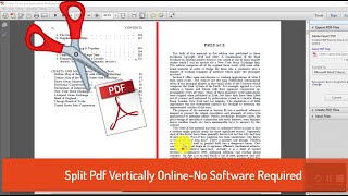 Split Pdf Vertically Horizontally [upl. by Jeanie]