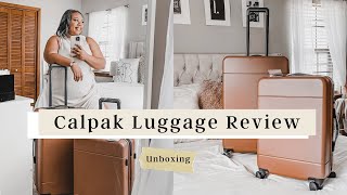 CALPAK Luggage Review unboxing and first impressions AsSeenByLauren [upl. by Neroc]