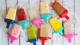 10 Popsicle Recipes  Just 2 Ingredients [upl. by Oleusnoc]