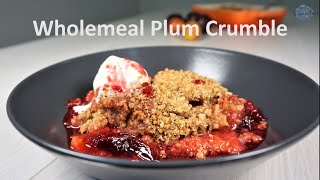 Plum Crumble  Super Easy Recipe [upl. by Tirza]