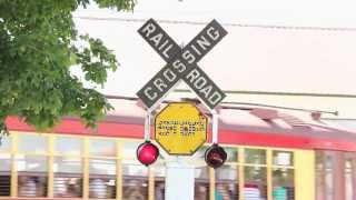 Illinois Railway Museums Railroad Crossing Signals [upl. by Onifur]