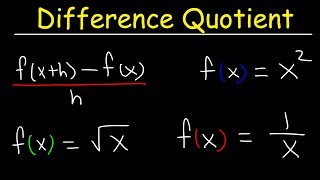 Difference Quotient [upl. by Melgar]