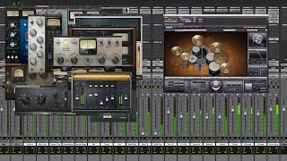 How to Mix Drums Using Waves Plugins and Superior Drummer 2 [upl. by Lala]