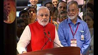 PM witnesses insertion of Mars Orbiter Mission into Martian orbit at ISRO Full event [upl. by Chlores]