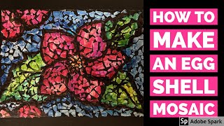 How To Make An Eggshell Mosaic Painting [upl. by Platto]