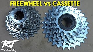 Freewheel vs Cassette  What Are They Can I Convert [upl. by Nilrem]