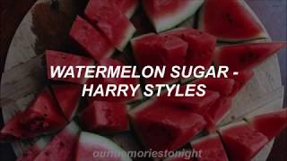 harry styles  watermelon sugar  lyrics [upl. by Ettezyl]