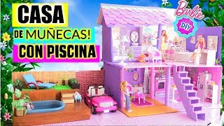 Como hacer esta CASA para MUÑECAS RECICLANDO cajas de carton [upl. by Brier]