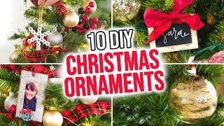 10 DIY Christmas Ornaments [upl. by Adair]