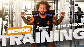 Real Madrid GYM WORKOUT with Marcelo Nacho amp Carvajal [upl. by Enela]