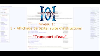 PYTHON FranceIOI CORRECTION  quotTransport deauquot [upl. by Evans]