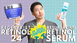 Dr Sugai Compares Olay Regenerist Retinol 24 vs CeraVe Resurfacing Retinol [upl. by Jeroma]