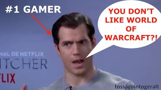 Henry Cavill being a GAMER for 6 min and 14 sec part 1 [upl. by Reteid]