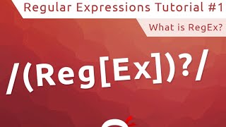 Regular Expressions RegEx Tutorial 1  What is RegEx [upl. by Lacombe450]