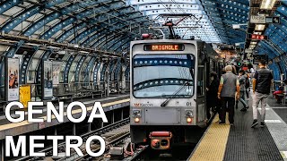 🇮🇹 Genoa Metro  Metro di Genova 4K 2020 [upl. by Kora]