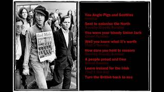 Sunday Bloody Sunday  The Blarney Pilgrims with Lyrics [upl. by Pliske]