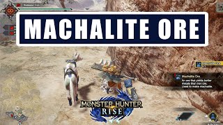 Monster Hunter Rise Machalite Ore farming  MHR Machalite Ore location [upl. by Pubilis134]