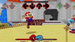 FNF  Marios Madness V2  BLOOPERS FANMADE [upl. by Wyly]